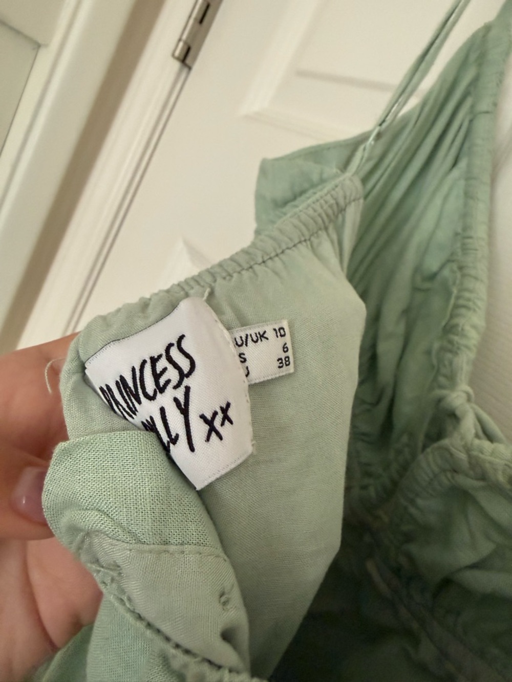 Princess Polly Sage Green Cami Dress - Picture 3 of 4